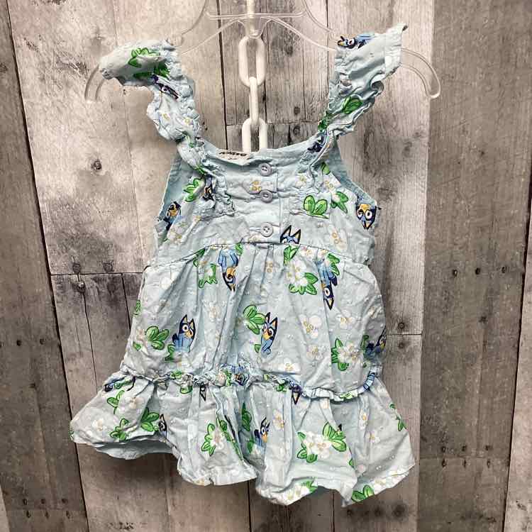 Size 12 Months Blue Print Disney Dress