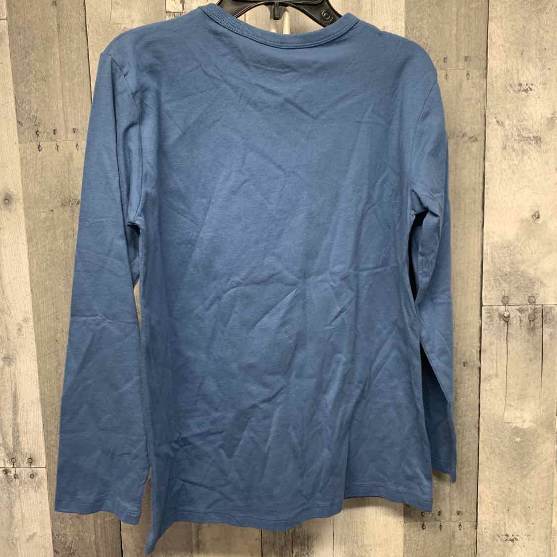 Size 10/12 Blue Graphic Children's Place Long Sleeve Shirt