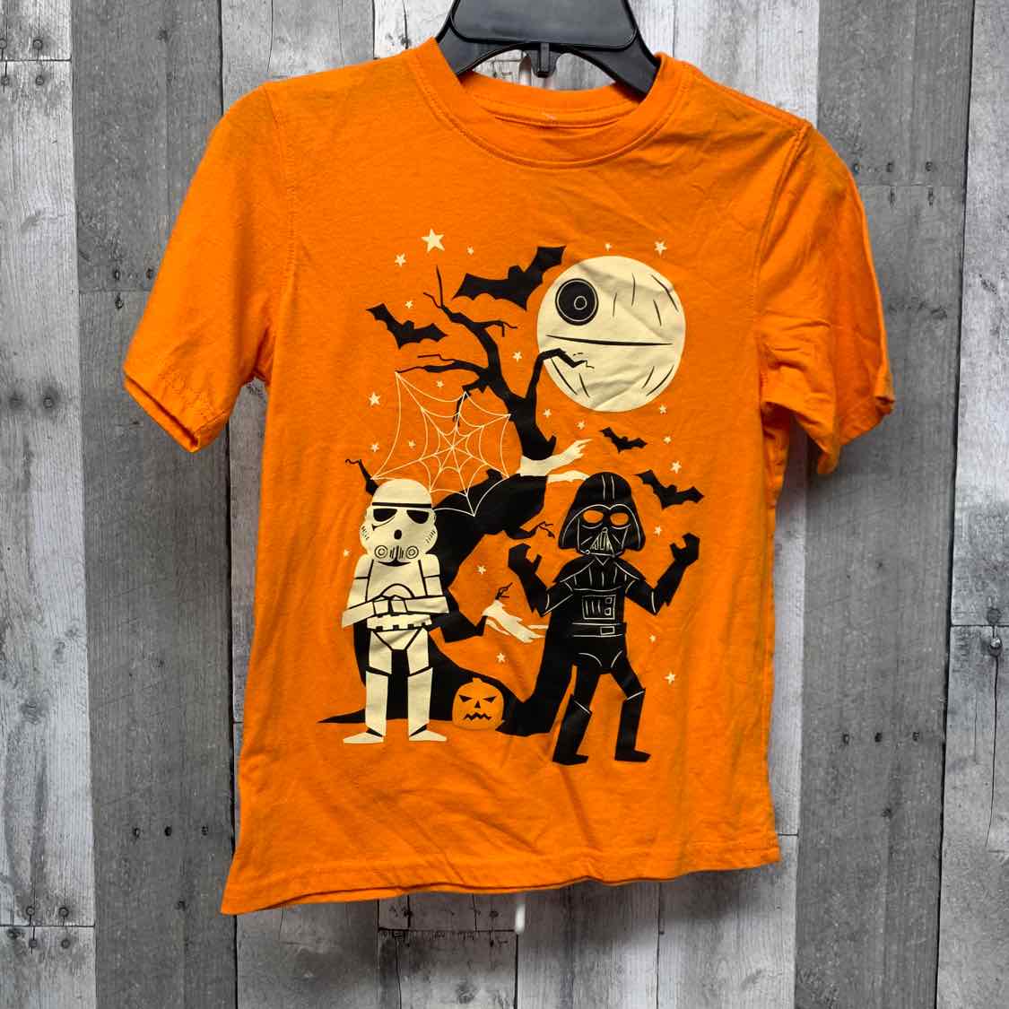 Size 8 Orange Graphic Star Wars T Shirt