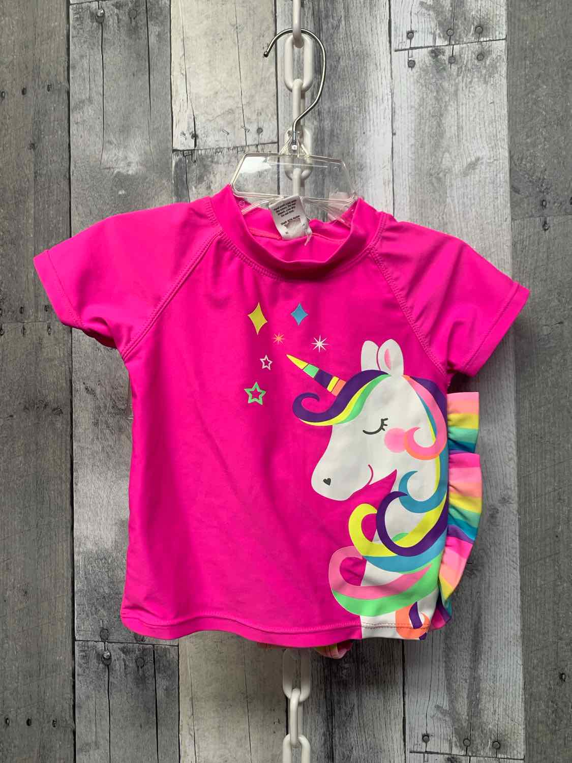 Size 3 Pink Okie Dokie Swim Suit - 2pc+