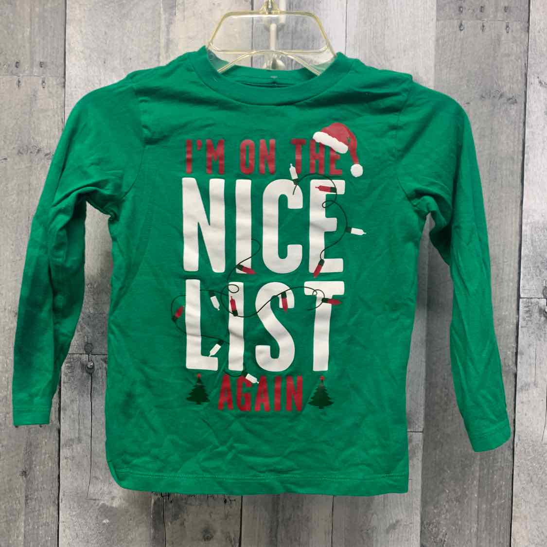 Size 4T Green Graphic Children's Place Long Sleeve Shirt