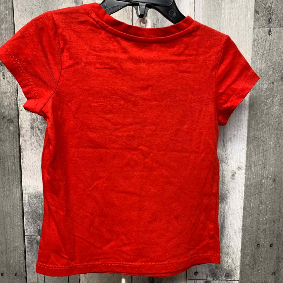 Size 3T Red Graphic Swiggles T Shirt