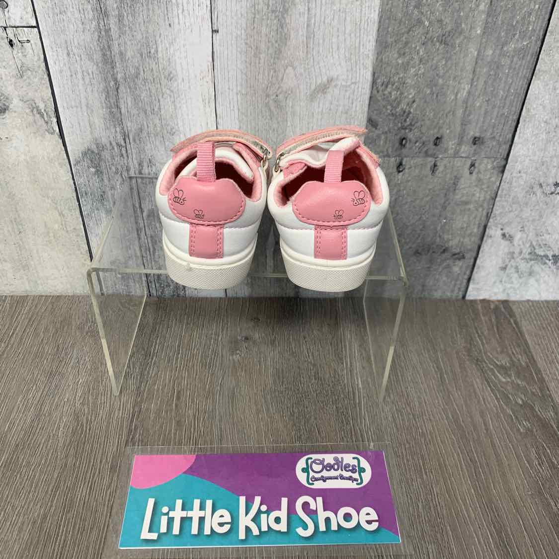Size 2 White/Pink Disney Sneakers