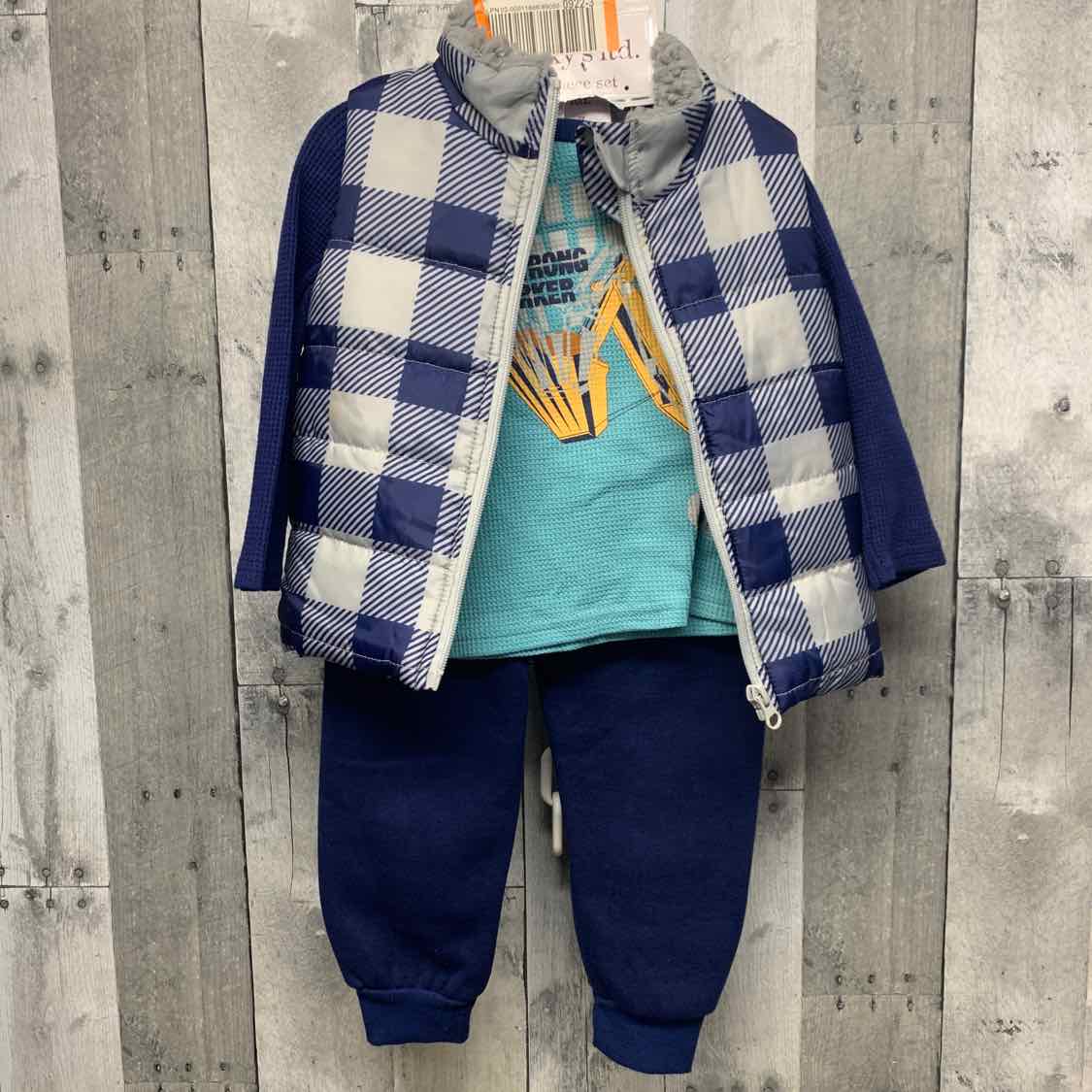 Size 2T Navy/Gray B Brand Shirt/Pants