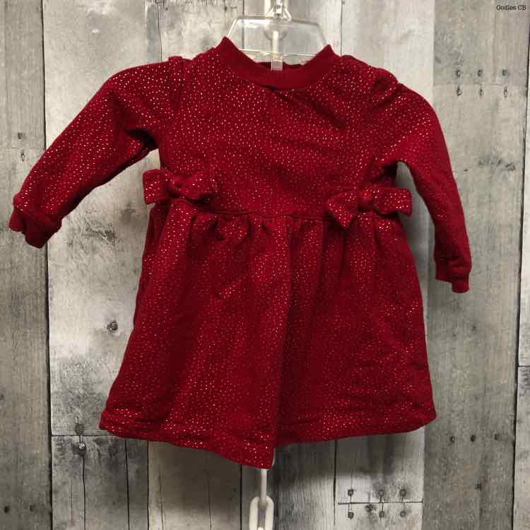 Size 6 Months Red Carter's LS Dress