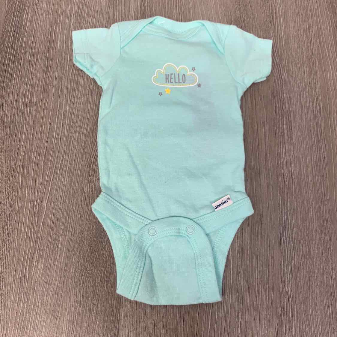 Size Preemie Mint Gerber Bodysuit