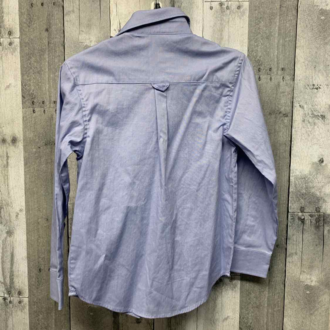Size 8 Light Blue Izod LS Button Up