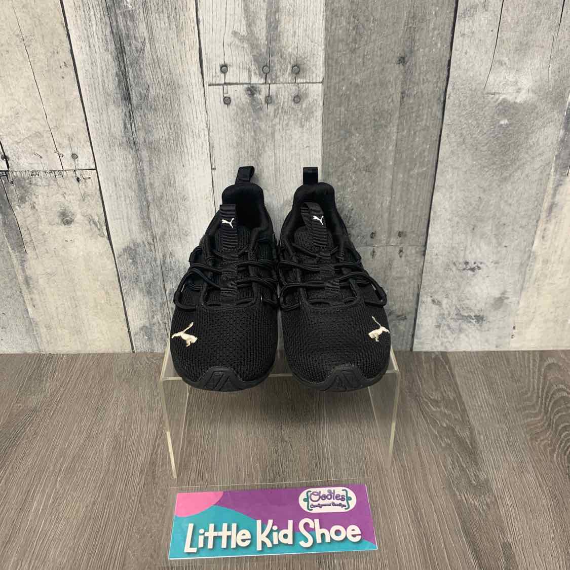 Size 11 Black/Purple Puma Sneakers