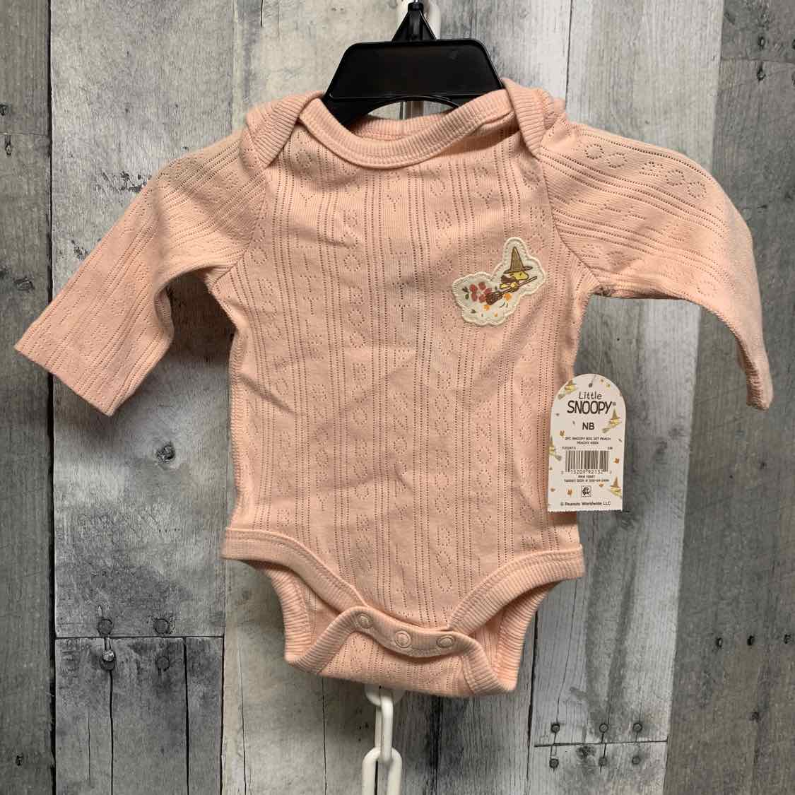 Size Newborn Pink Peanuts Bodysuit