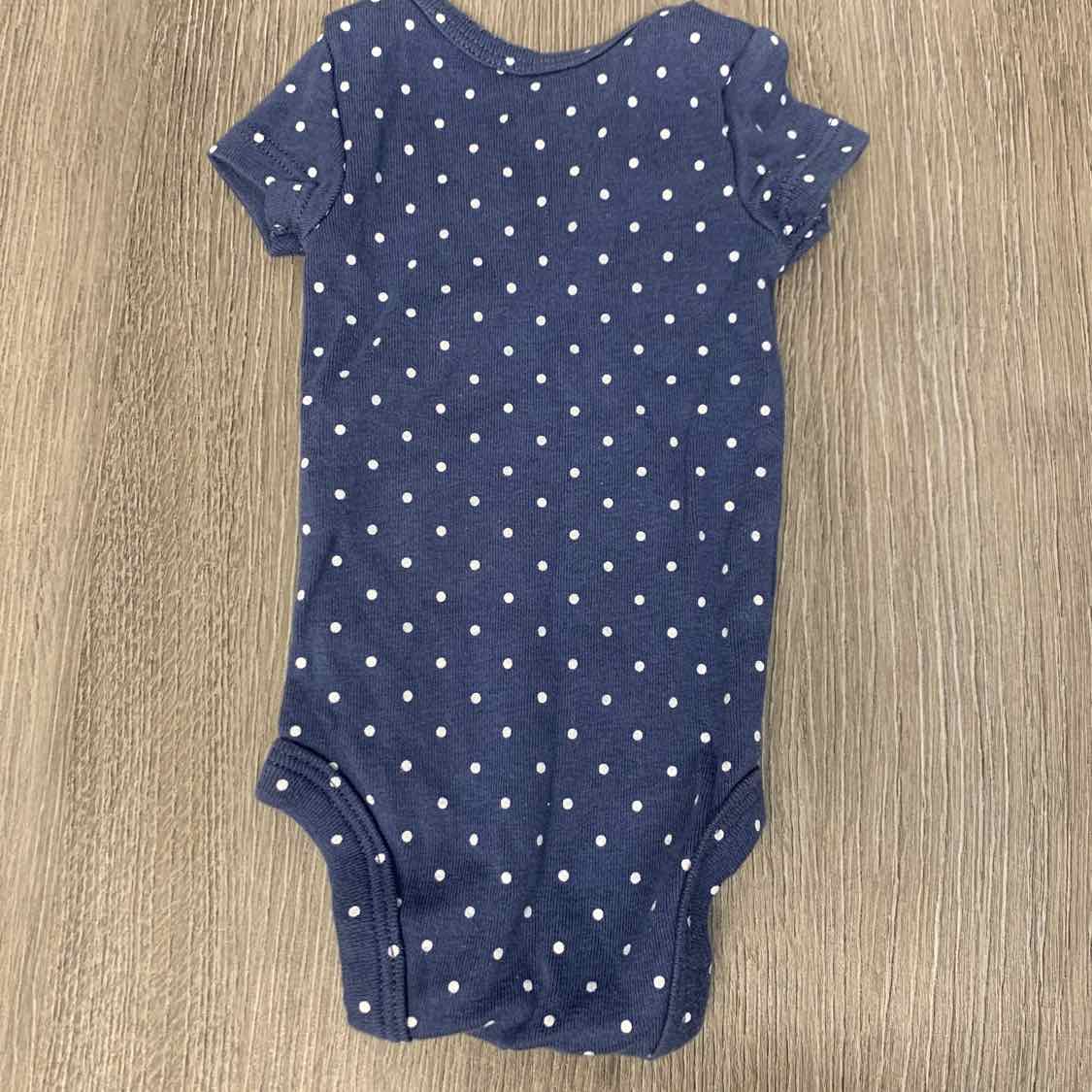 Size Preemie Navy Print Carter's Bodysuit