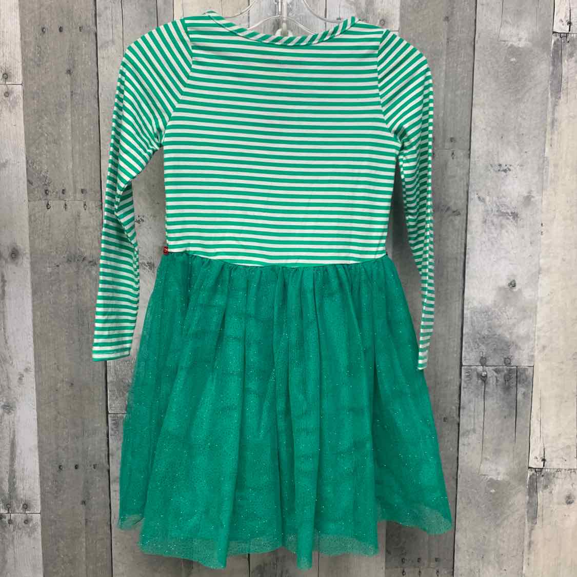 Size Large Green/White Nannette LS Dress