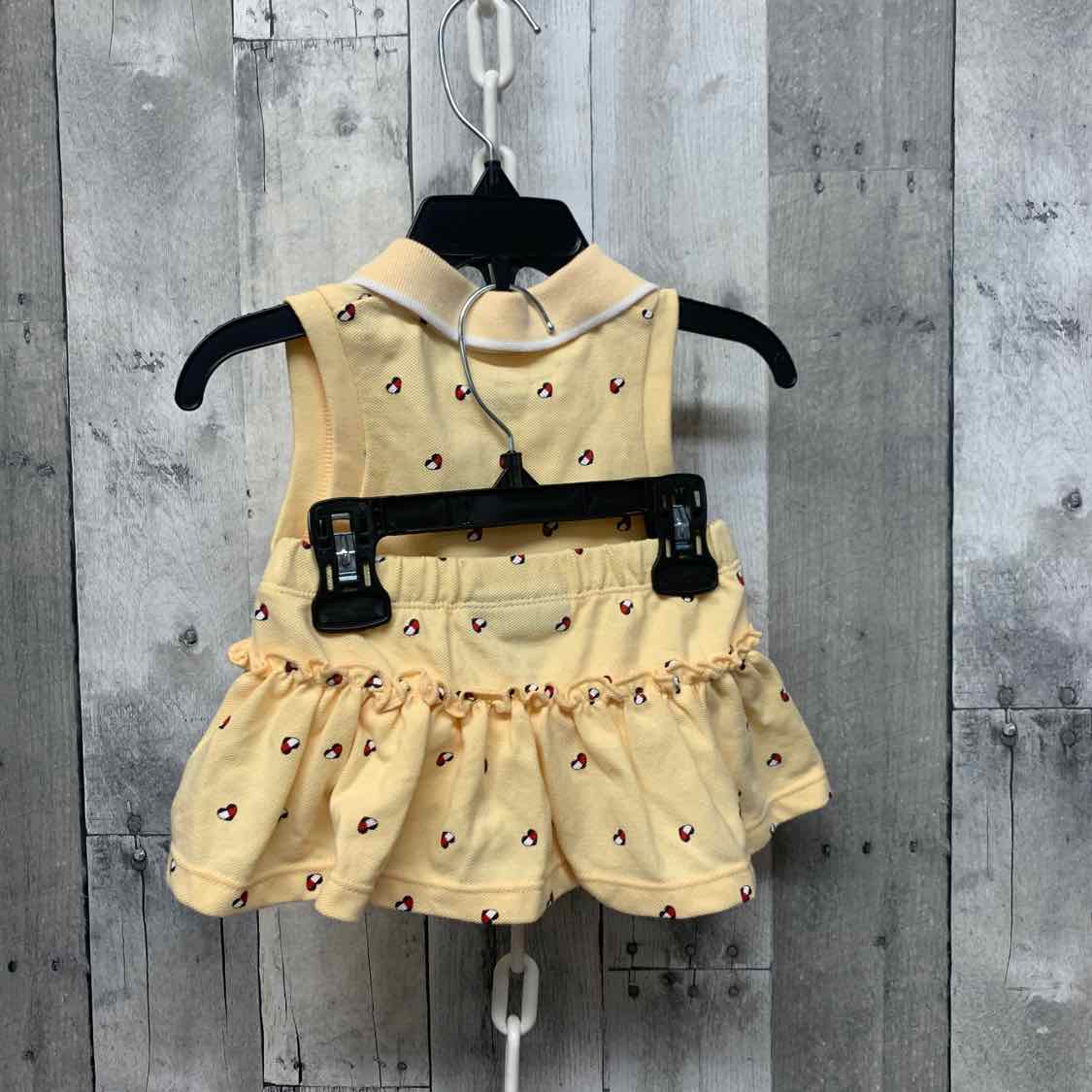 Size 12 Months Yellow/Red Tommy Hilfiger Shirt/Skirt