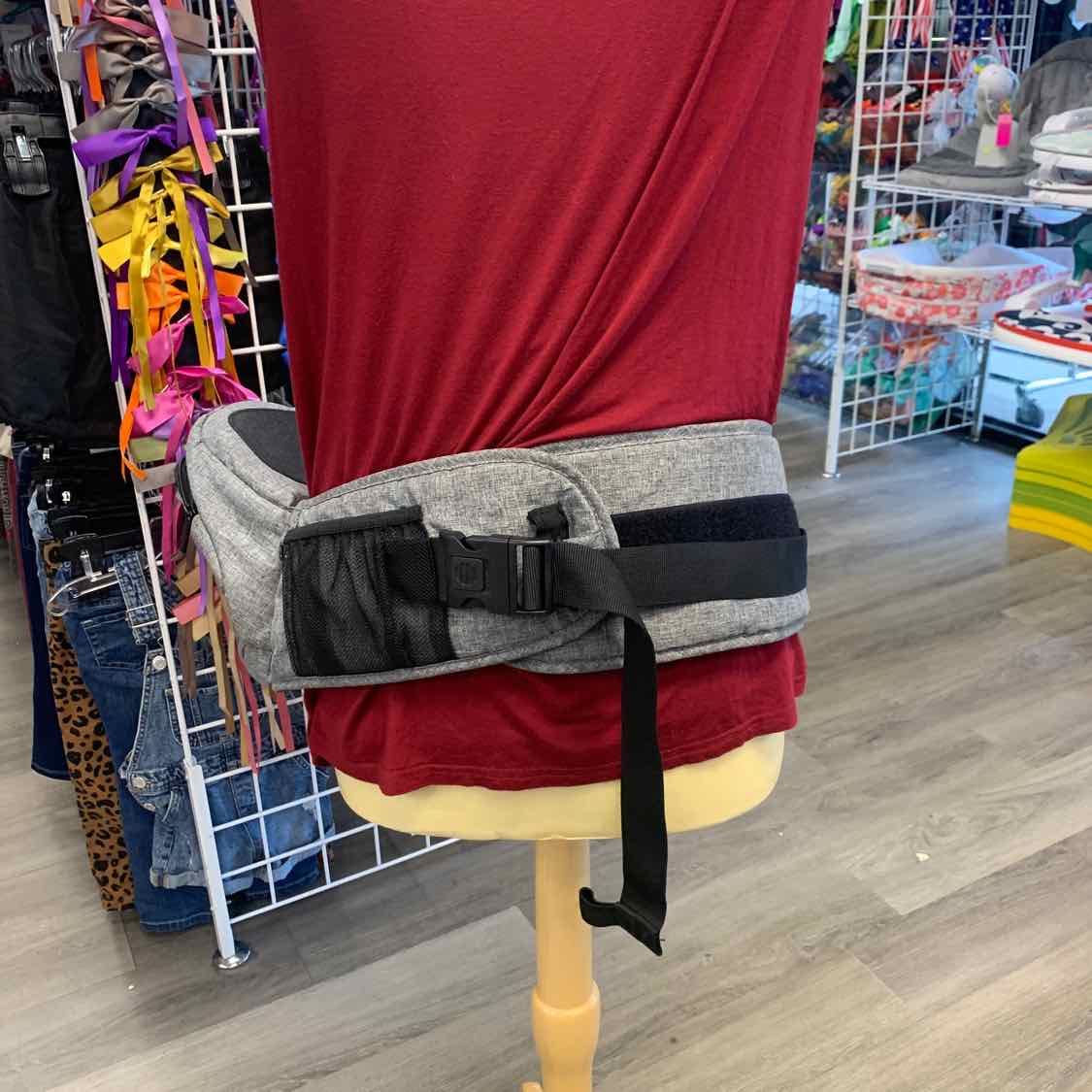 TushBaby Gray Infant Carrier