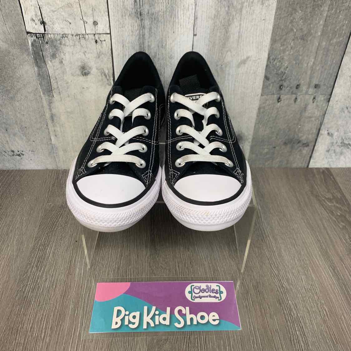 Size 3 Black Converse Sneakers