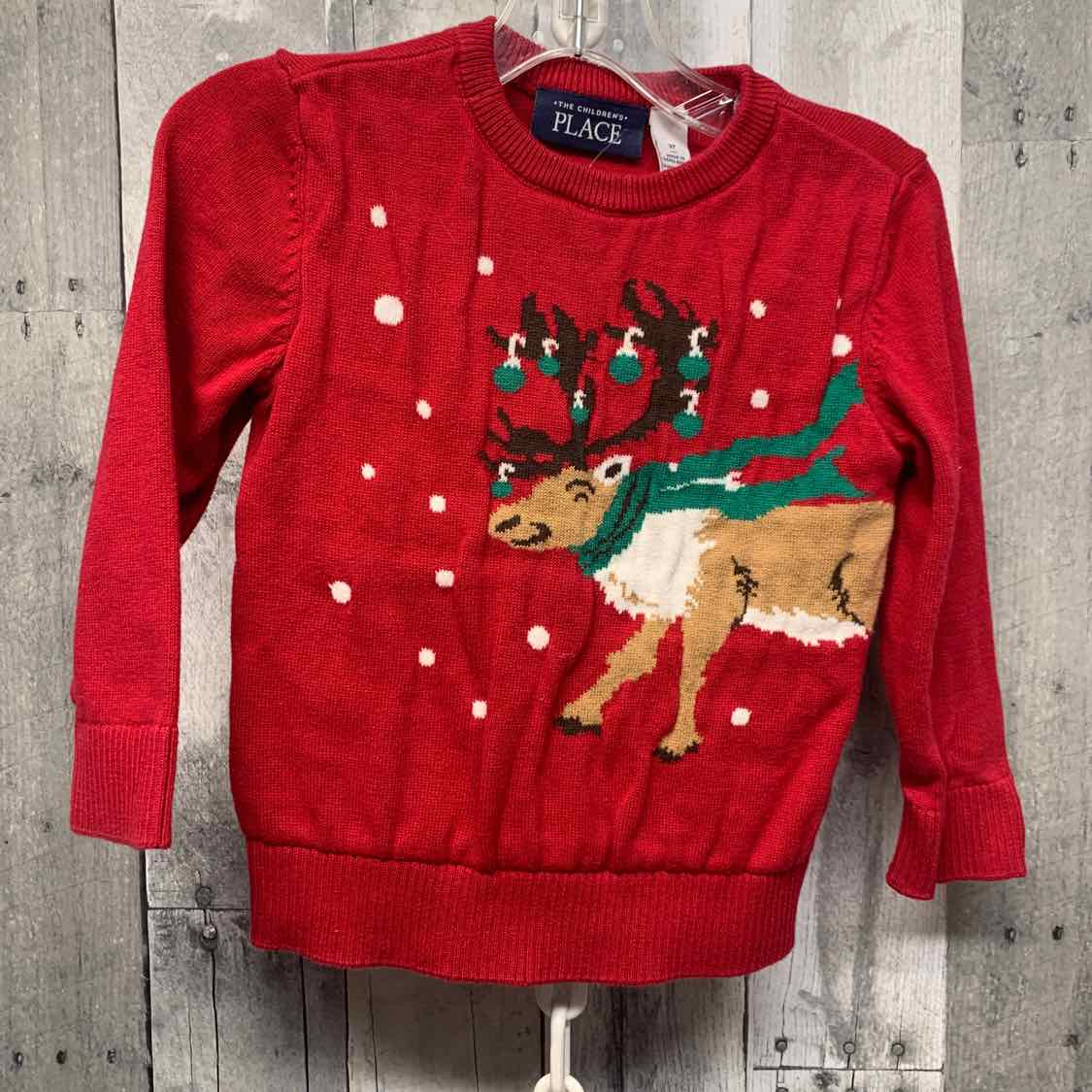 Size 2T Red Graphic Children's Place Sweater
