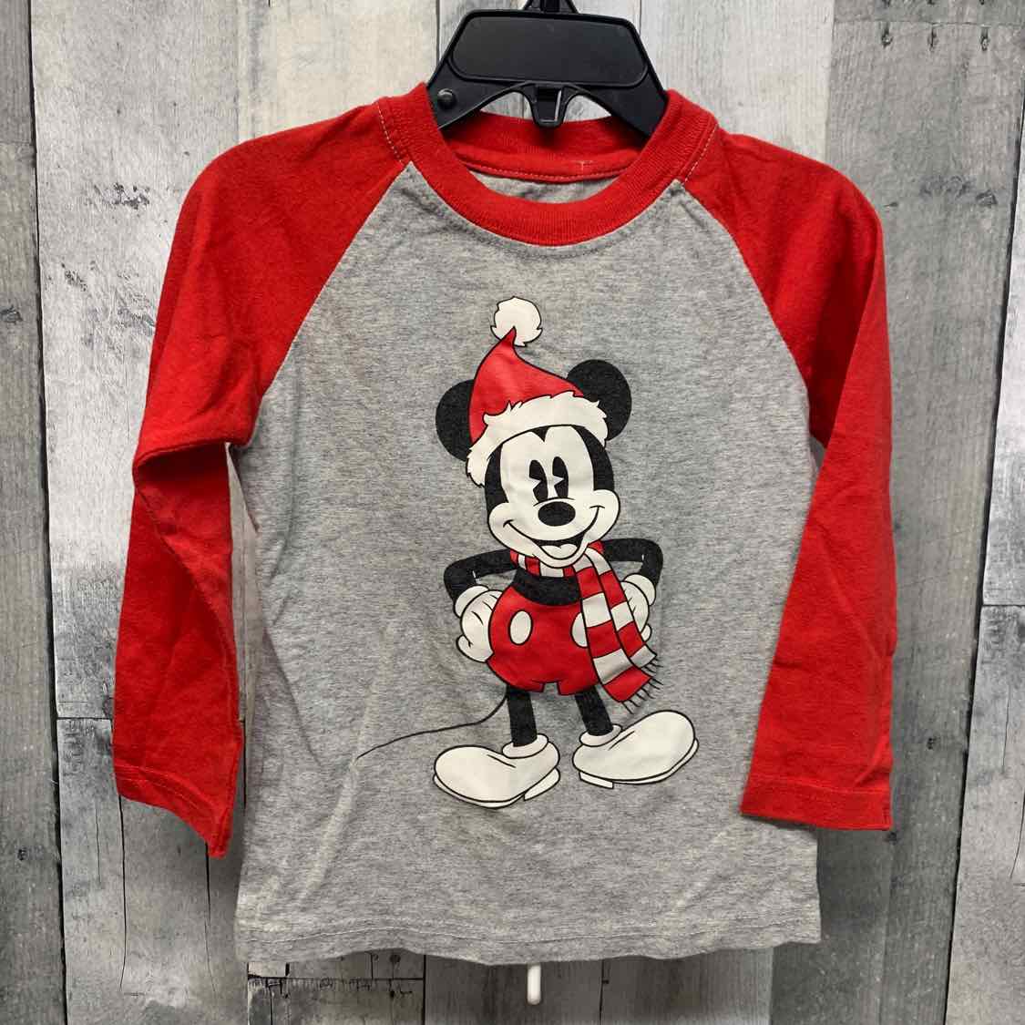 Size 2T Gray/Red Disney Long Sleeve Shirt