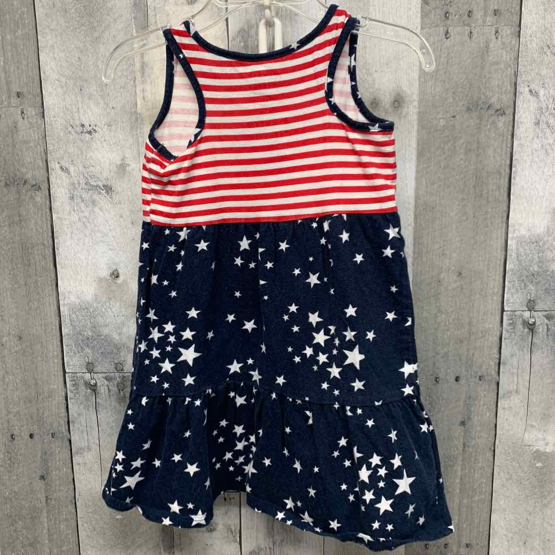Size 24 Months Red/Navy Jumping Beans Dress - Knit