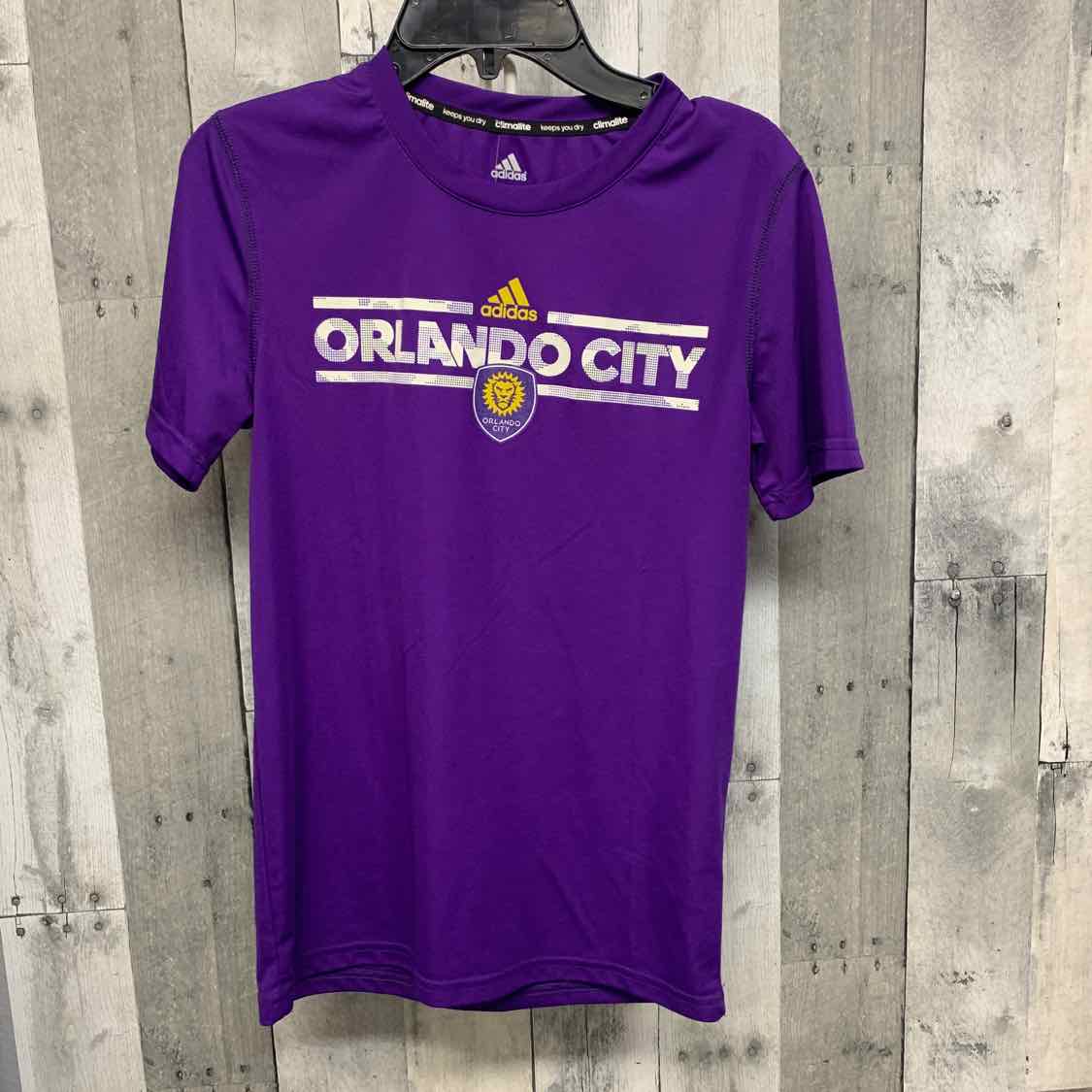 Size 10/12 Purple Graphic Sport Brand T Shirt