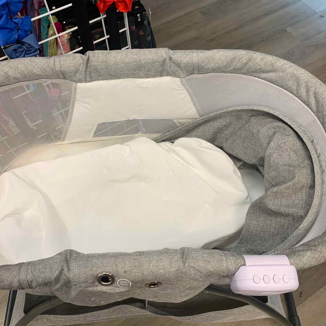 Baby Delight Gray Bassinet