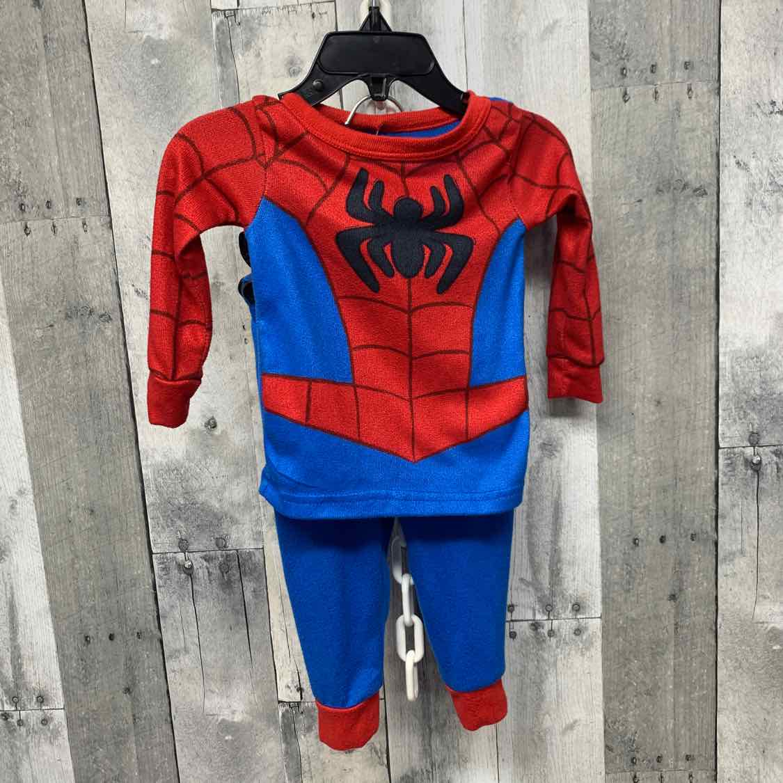 Size 12 Months Blue/Red Spiderman 2pc PJs