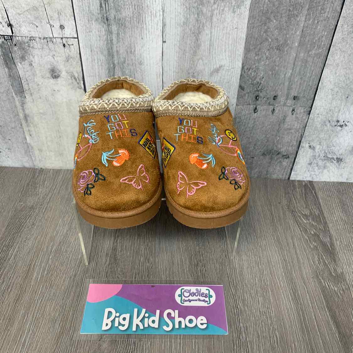 Size 13 Brown Graphic GiGi Slip On Shoes