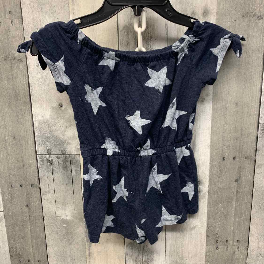 Size 5 Navy Graphic B Brand Romper