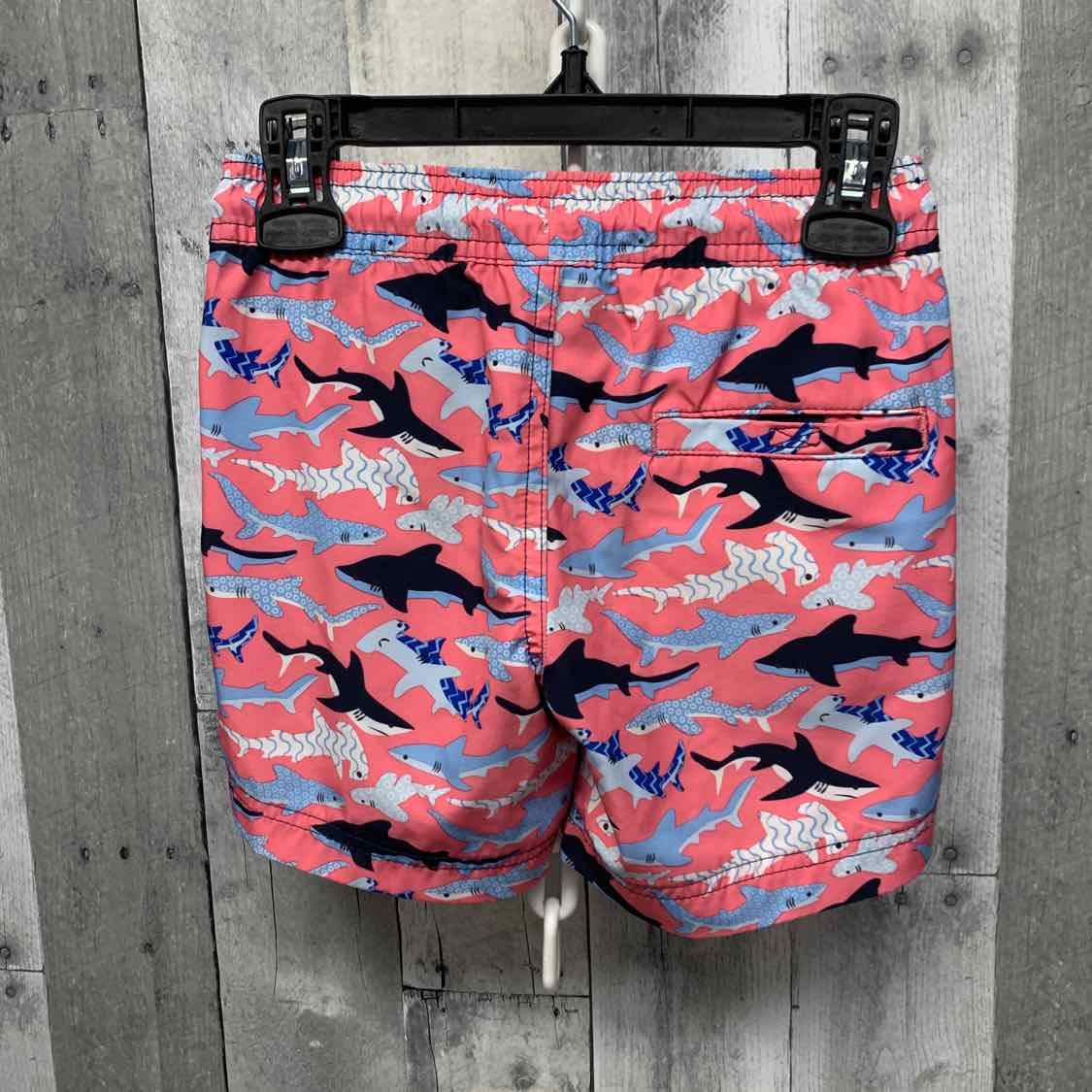 Size 4/5 Pink/Blue Members Mark Swim Trunks