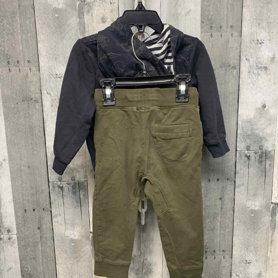 Size 18 Months Gray/Green B Brand Jacket/Pants