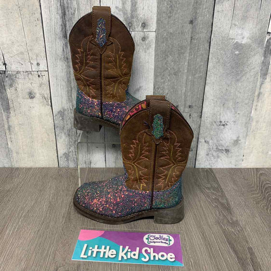 Size 9 Brown/Blue Name Brand Boots