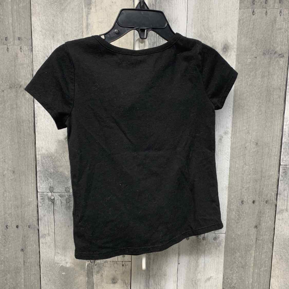 Size 3T Black Graphic Holiday Brands T Shirt