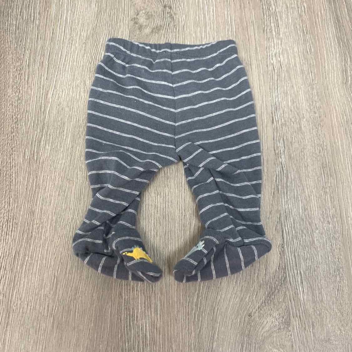 Size Preemie Gray Striped Carter's Athletic Pants - OodlesCB