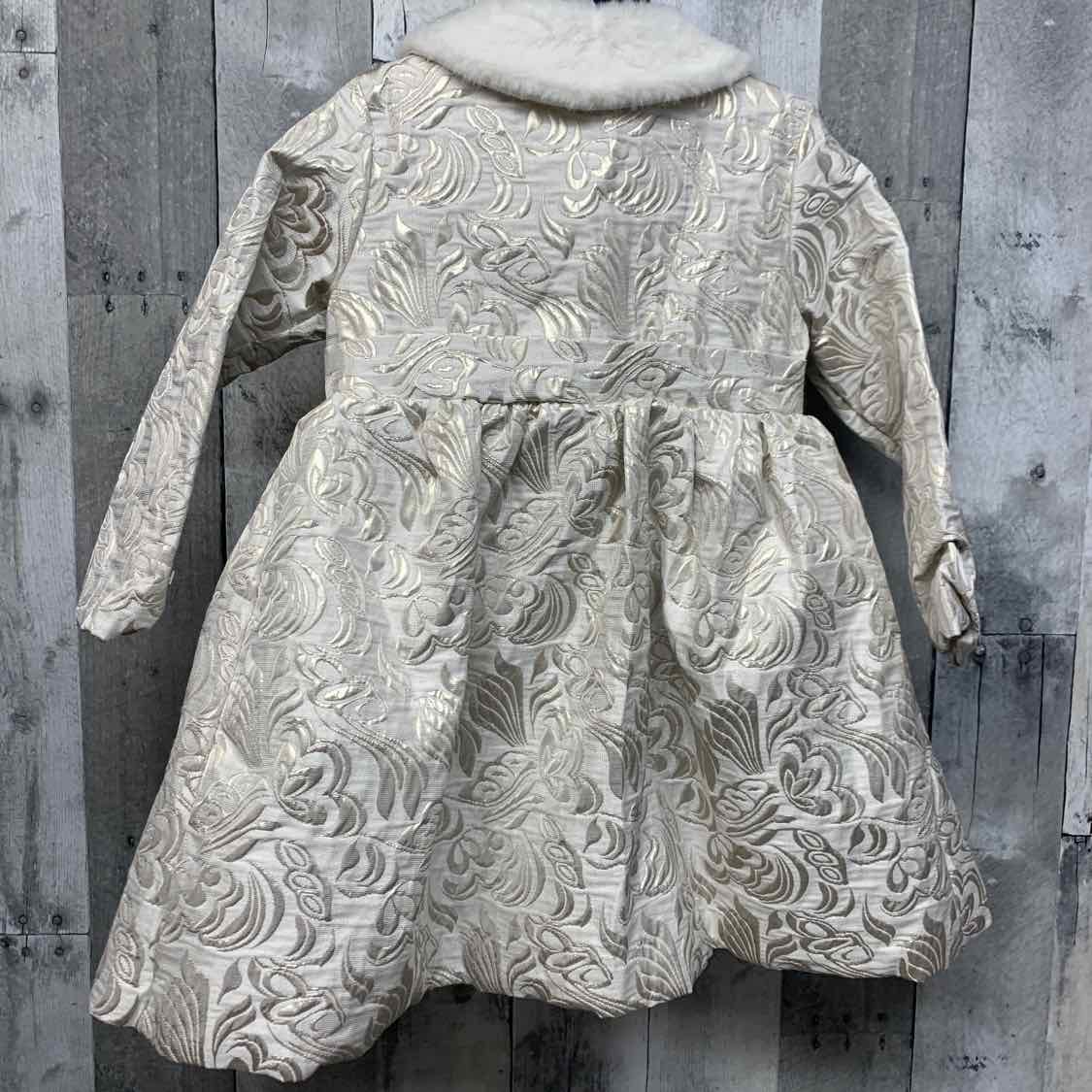 Size 4T Ivory Blueberi Boulevard Dress - Party