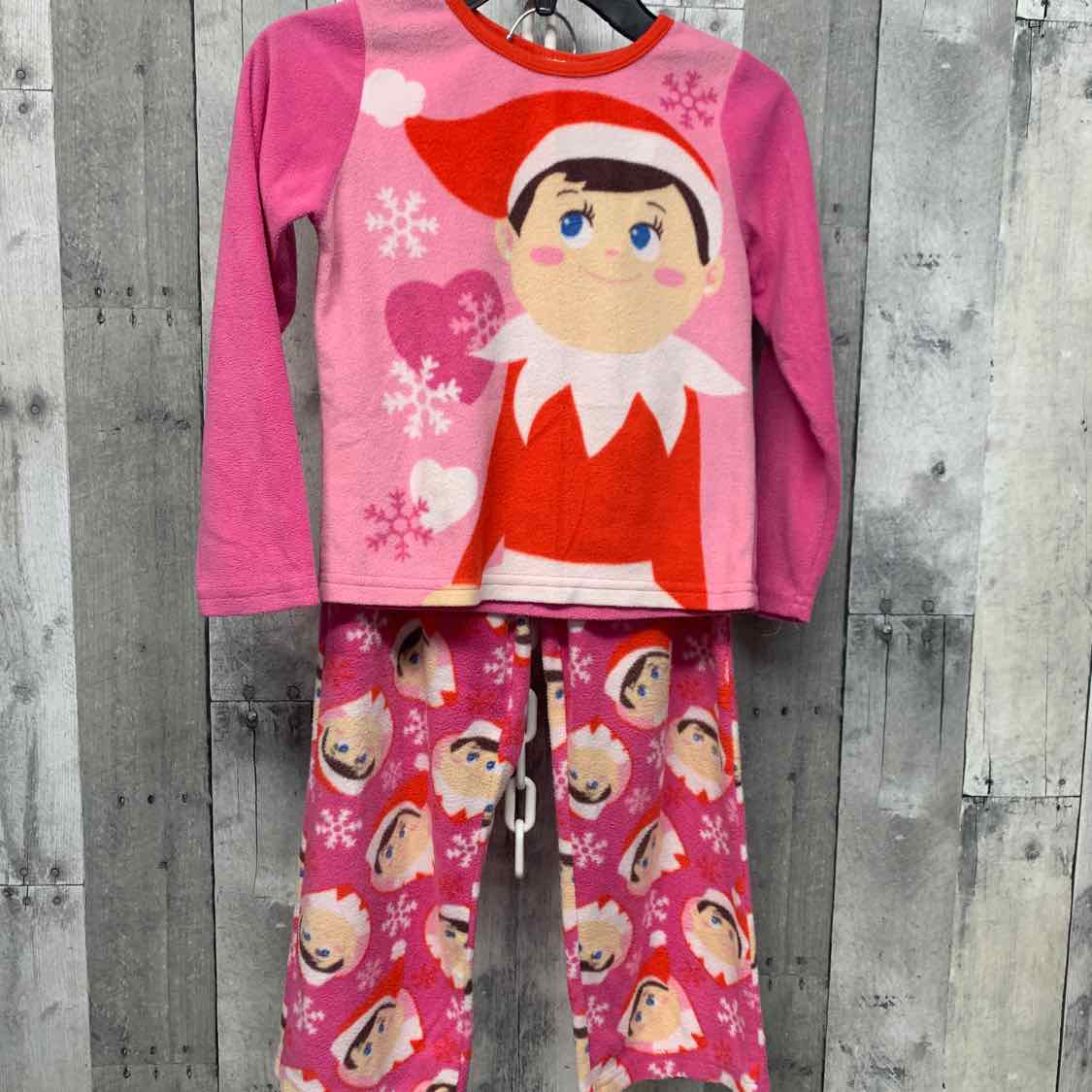 Size Small Pink Print Holiday Brands 2pc PJs