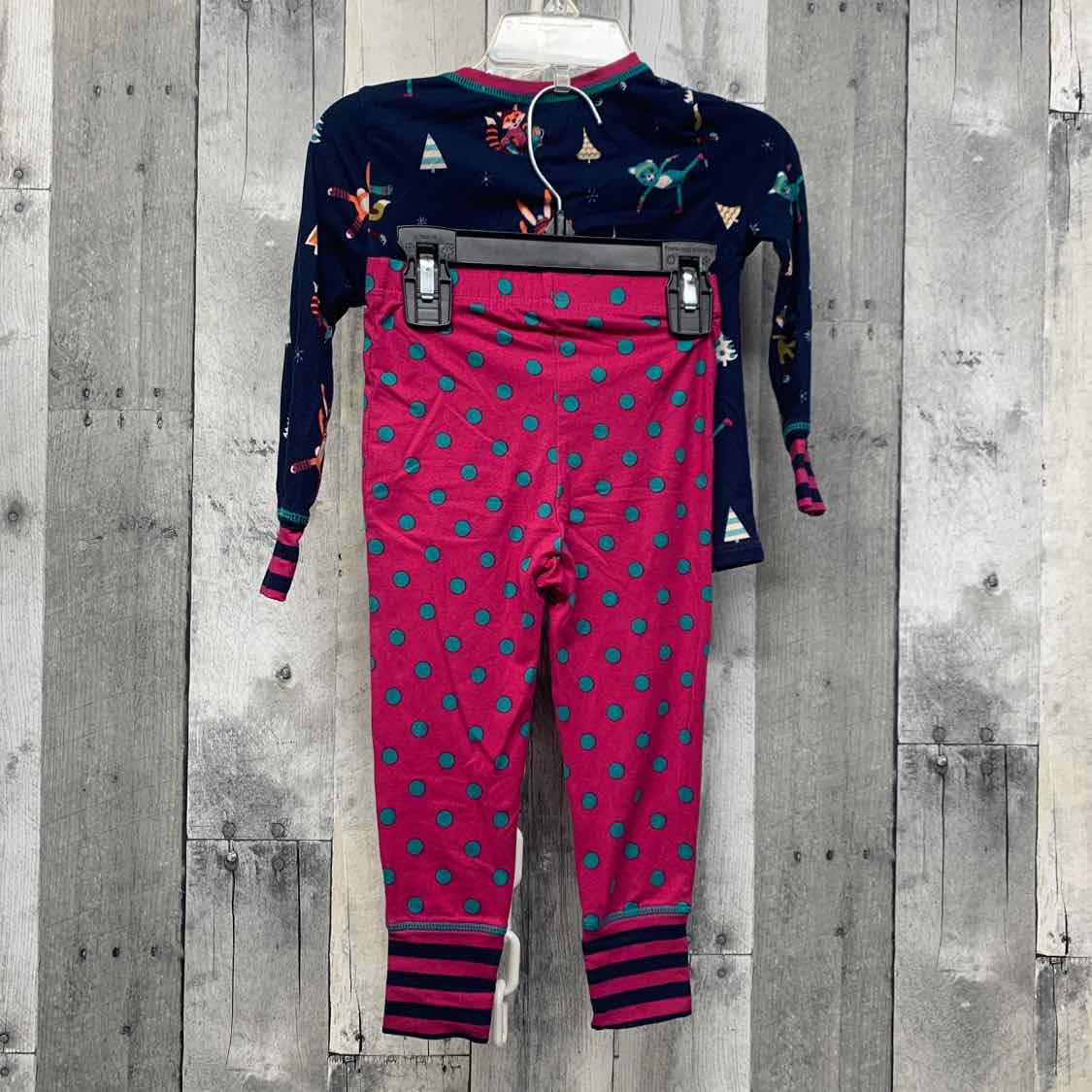 Size 2T Navy/Pink Matilda Jane Shirt/Leggings