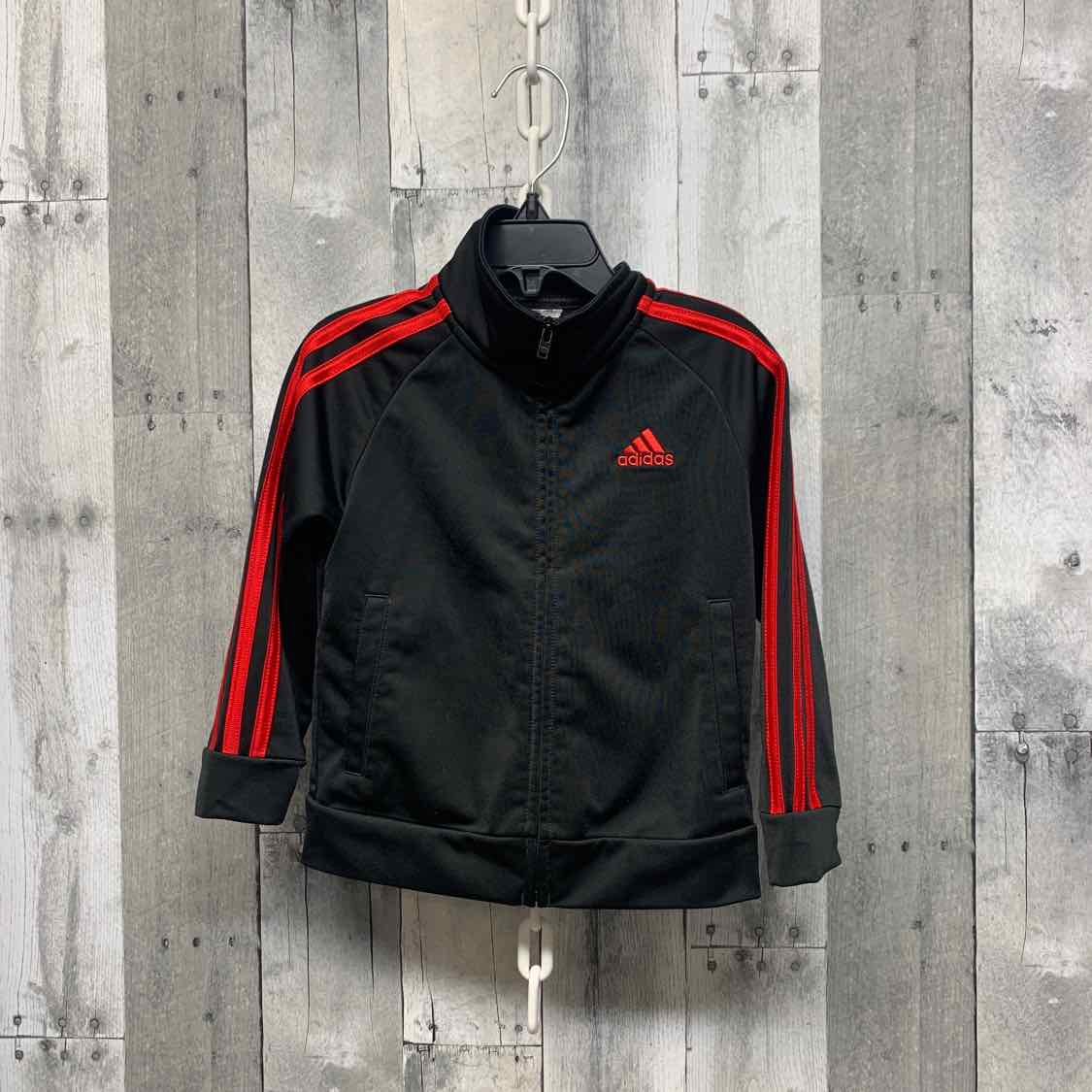 Size 2T Black/Red Sport Brand Light Jacket