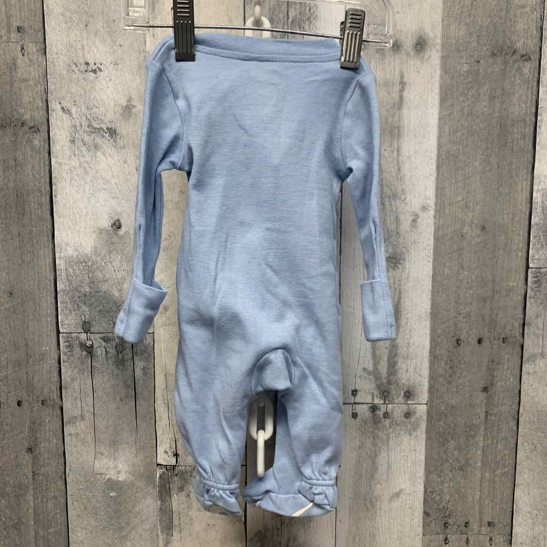 Size Newborn Blue Sport Brand Footy PJs