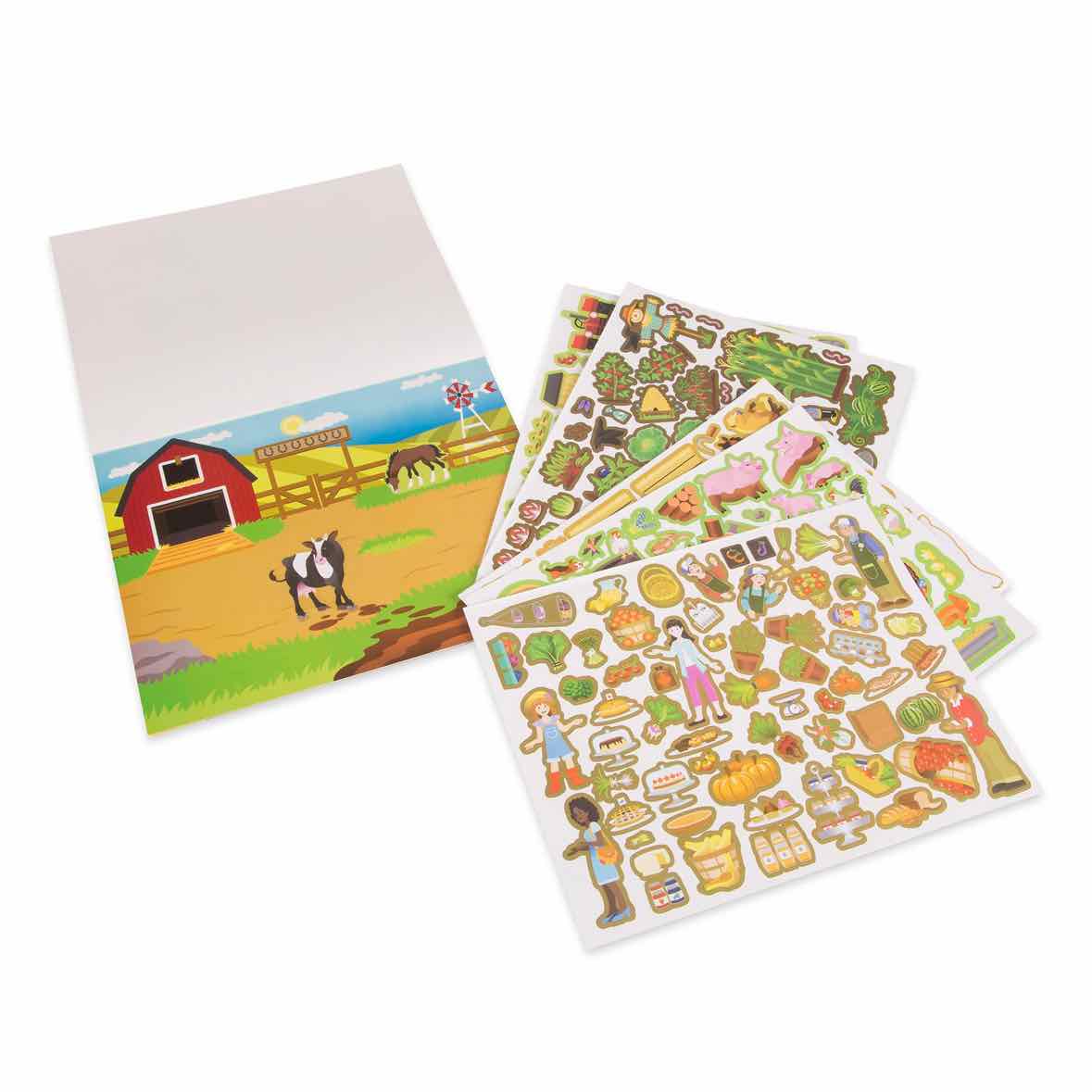 Melissa & Doug Farm Reusable Sticker Pad