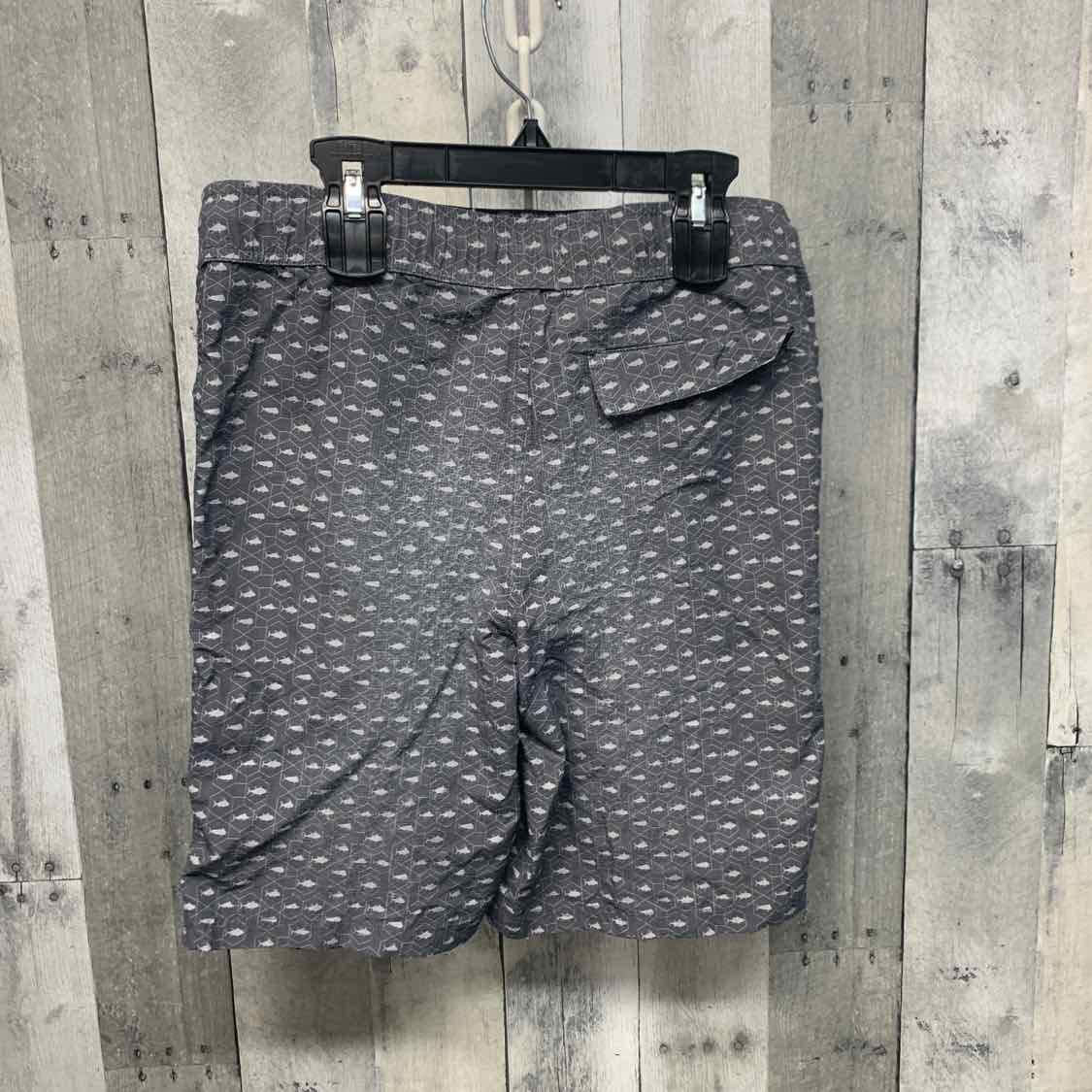 Size Large Gray Print B Brand Shorts