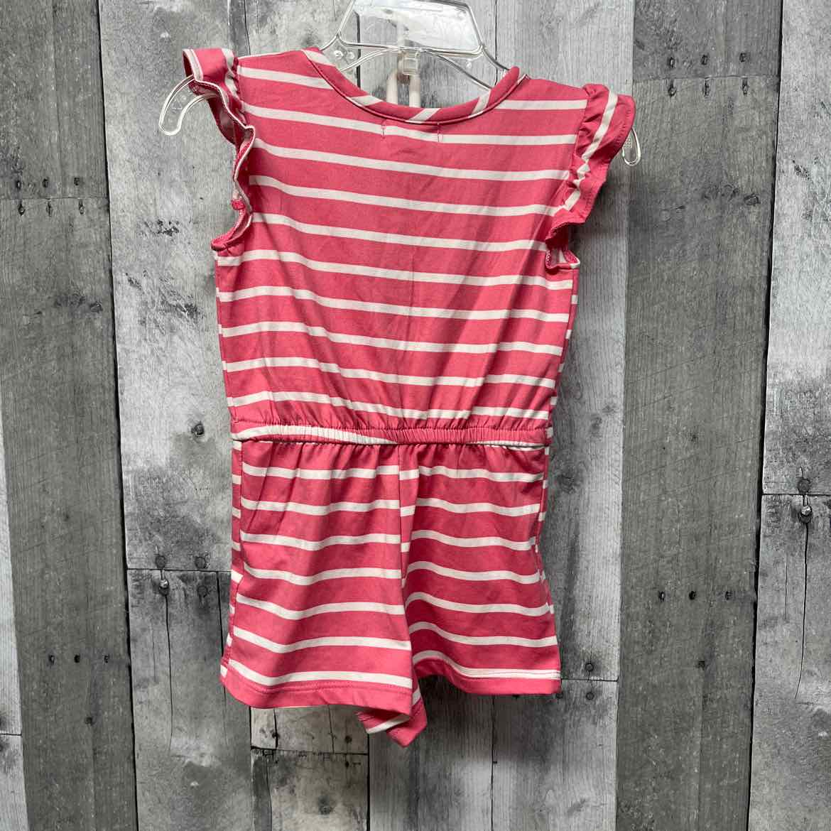 Size 24 Months Pink/White Btween Romper