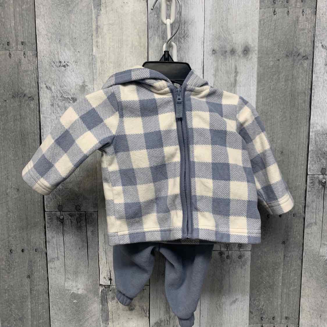 Size 3 Months Blue/White Carter's Jacket/Pants