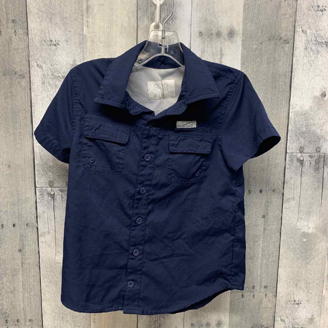 Size 5 Navy B Brand Button Up