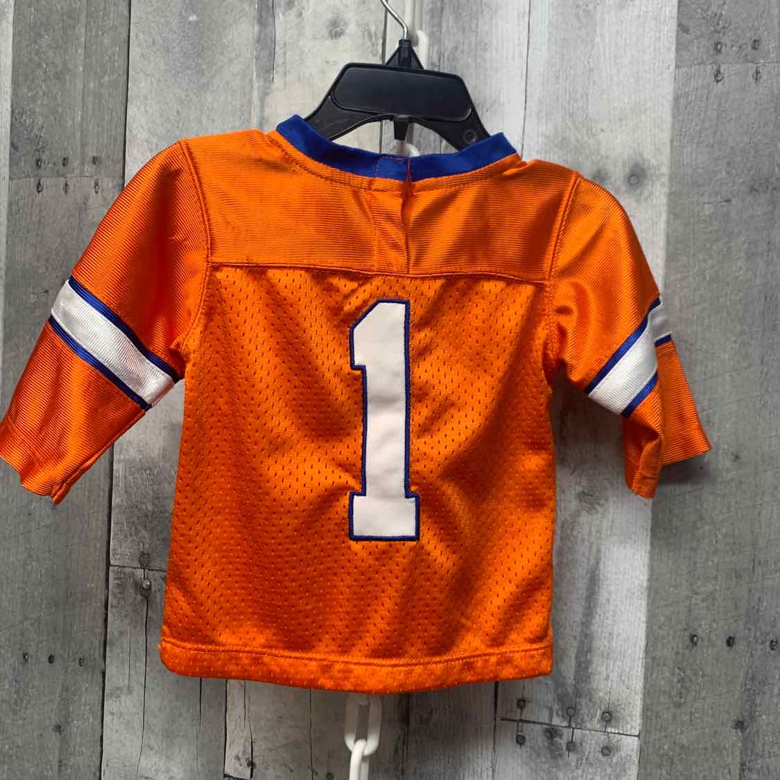 Size 3-6 Months Orange/Blue Sport Brand Long Sleeve Shirt