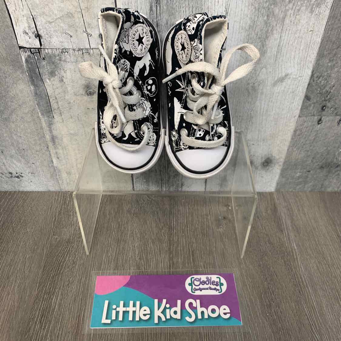 Size 5 Black/White Converse Sneakers
