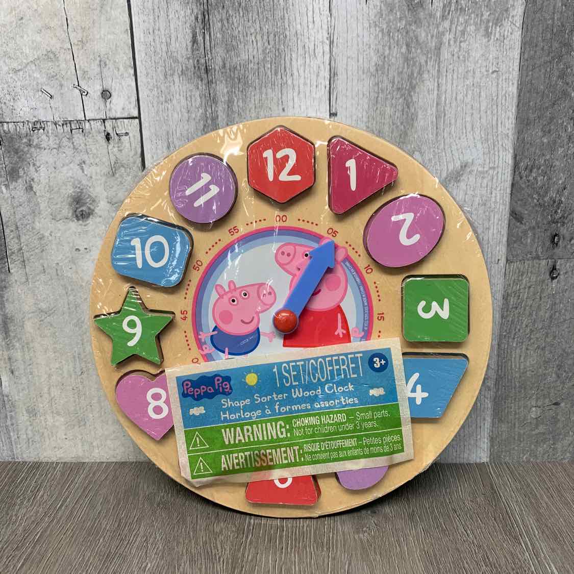 Peppa Pig Red/Blue Wooden Puzzle