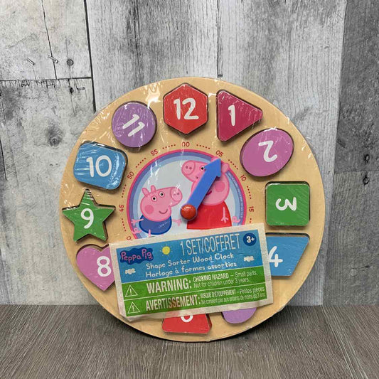 Peppa Pig Red/Blue Wooden Puzzle