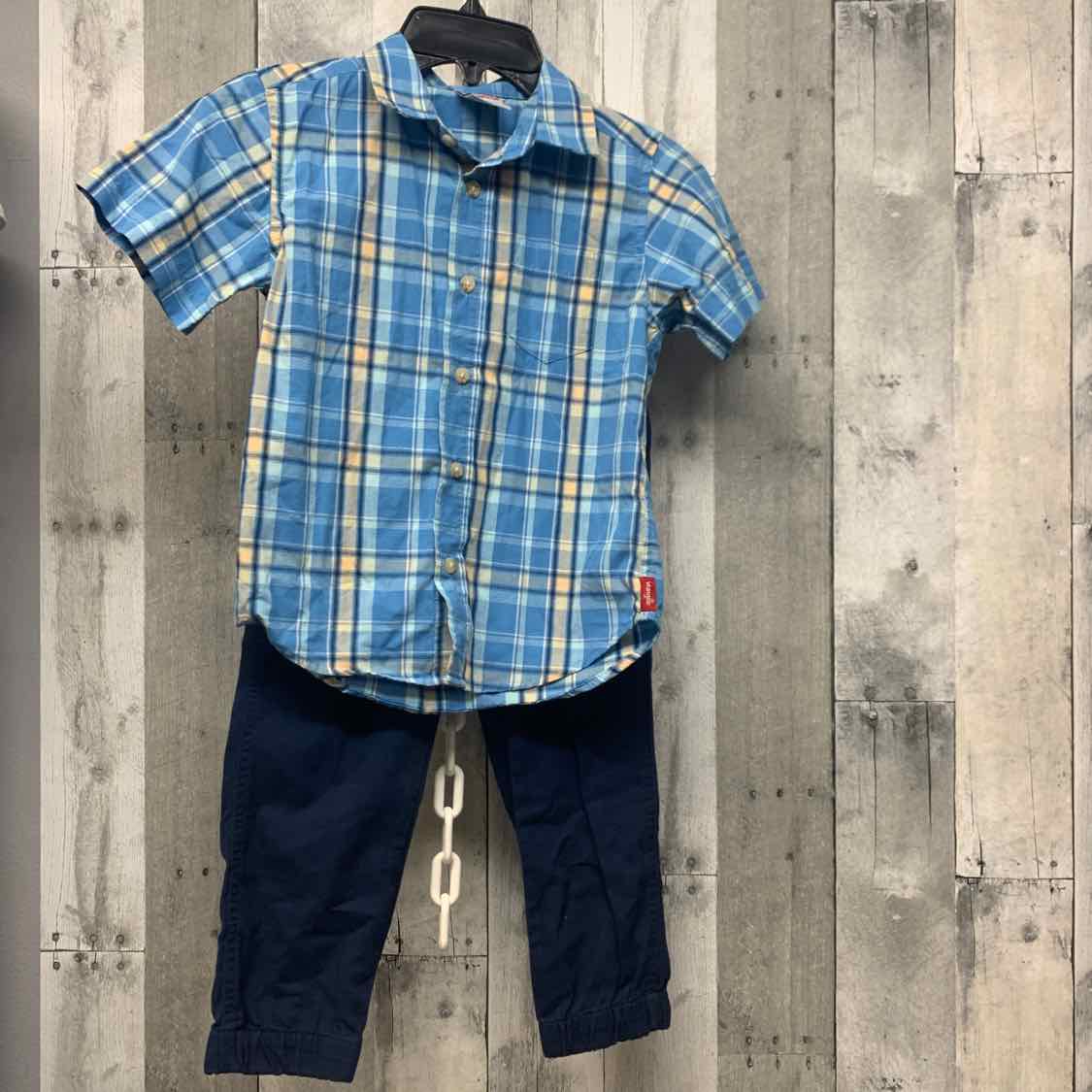 Size 5 Blue/Navy Wrangler Shirt/Pants