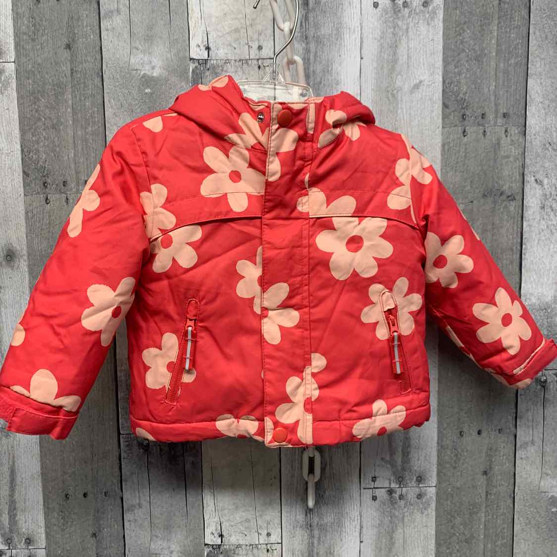 Size 18 Months Pink Print Cat & Jack Snow Jacket