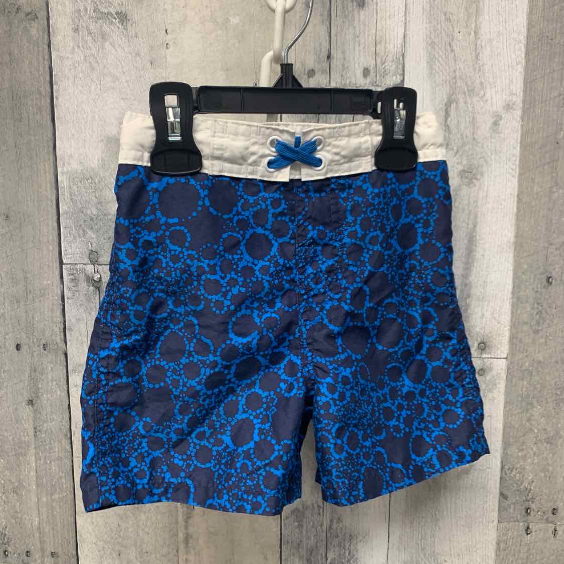 Size 3T Navy Print B Brand Swim Trunks