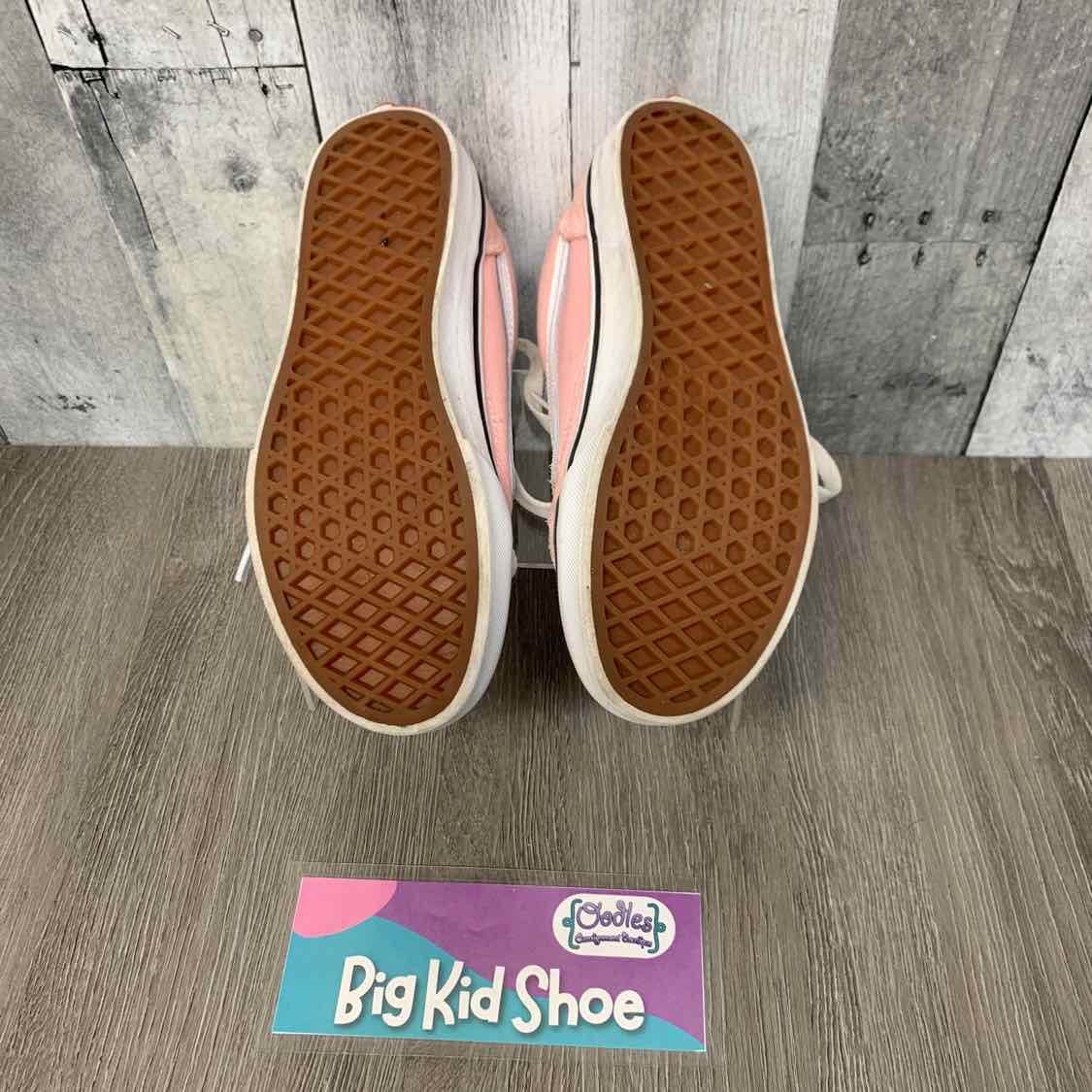 Size 3 Pink Vans Sneakers