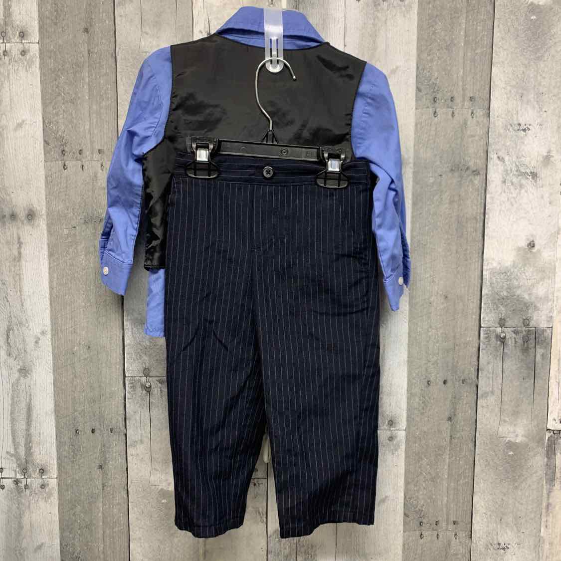 Size 2T Blue/Black B Brand 2pc+ Suit